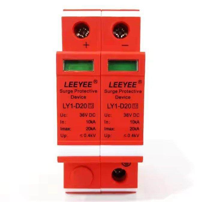 太阳能光伏板直流电源防雷器 箱变汇流箱并网浪涌保护器24V36V75V,五金/工具,电涌保护器,淘宝优惠券,粉丝福利购,淘宝优惠卷
