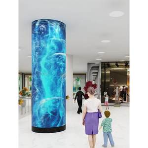 强力巨彩展示厅科技感生产车间会议室电子前台舞台监控显示屏模块