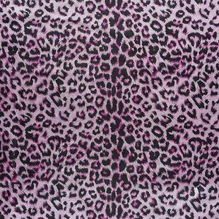 全涤色丁布印花 50D*75D色丁豹纹印花 丝巾服装配饰连衣裙面爆款