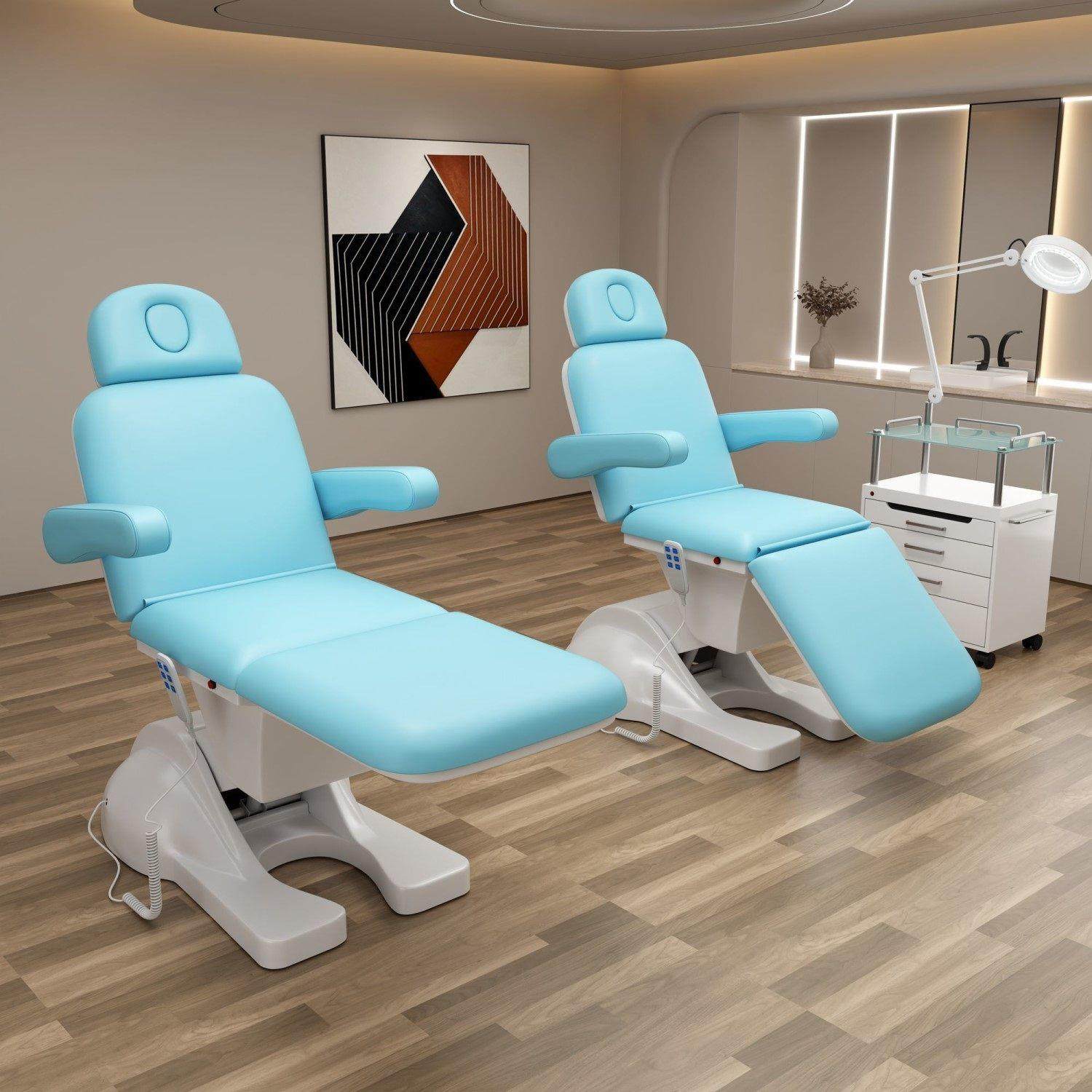 电动一体美容床，多功能美容院床，提拉及纹身按摩床，塑身注射