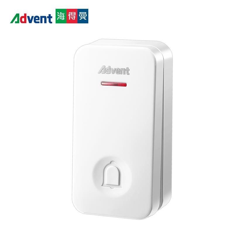 单独按钮配件不可单用一拖二多海得曼家用无线门铃不用电池发射器