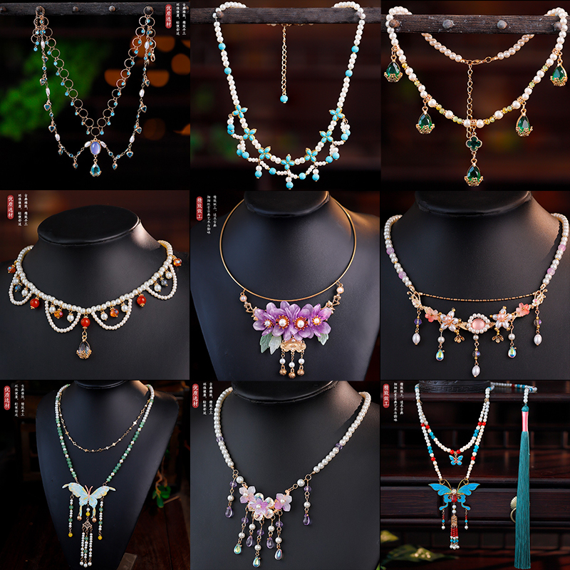 异域风额饰项链配饰古风汉服