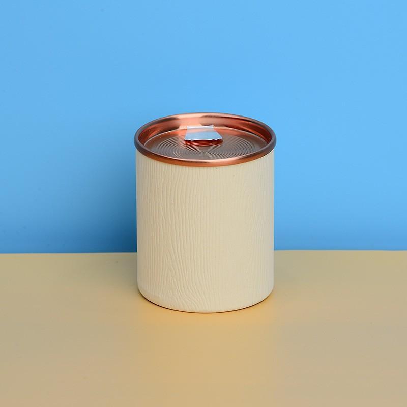 小罐茶包装礼盒小号圆形罐 纸罐茶叶纸罐扣底易撕茶叶罐圆筒爆款