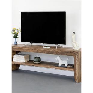 Wabi 实木电视柜门厅覆古低柜小公寓客厅展示地板柜背景 Sabi风格