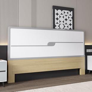 床头实木板1米8床头板靠背1米5床头单买经济型烤漆床头落地定制板