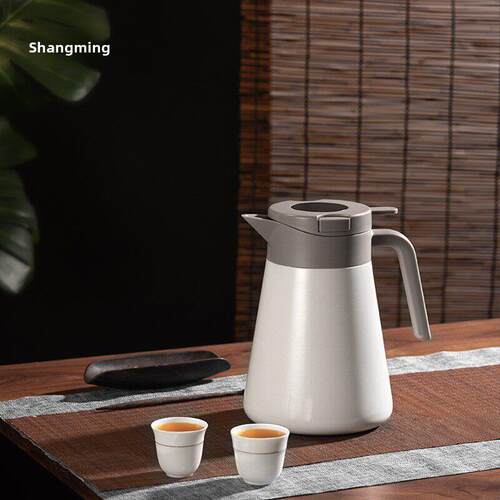 尚明焖茶壶闷泡壶大容量保温茶壶养生茶具咖啡家用316不锈钢壶