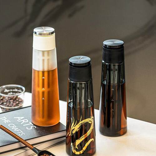 TIMEMORE泰摩冰锥冷泡瓶冷萃壶600ml玻璃咖啡壶过滤壶赠漏斗杯刷