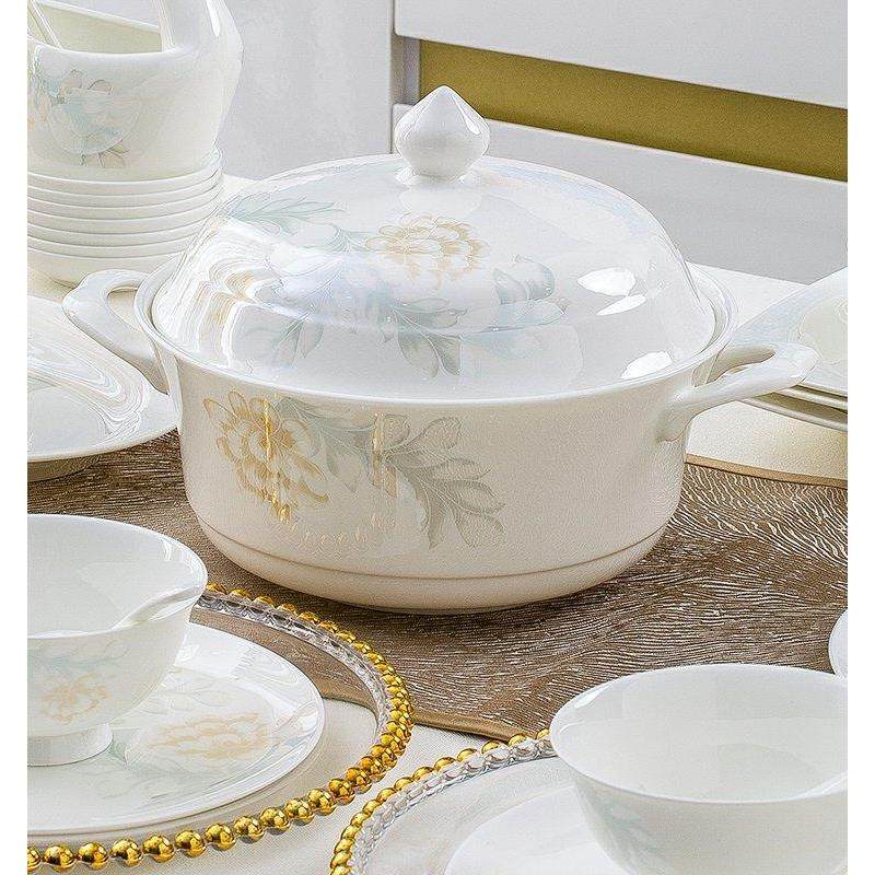 家用 大号汤碗陶瓷餐具套组带盖子富贵宝 创意汤碗装汤大碗配大汤,餐饮具,碗,淘宝优惠券,粉丝福利购,淘宝优惠卷