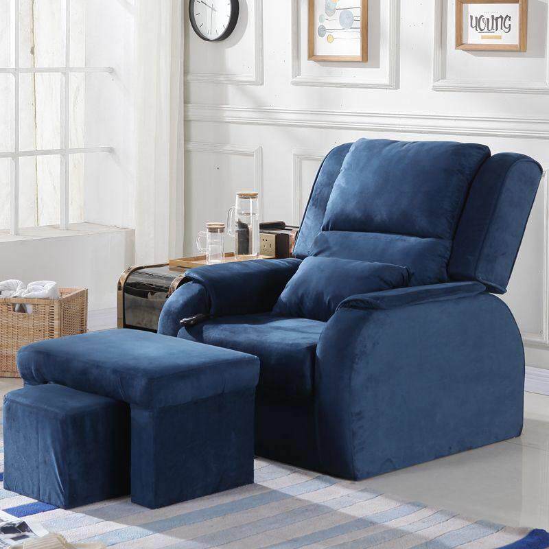 足浴沙发电动足疗美甲美睫采耳泡脚沙发桑拿浴场SPA美容按摩床