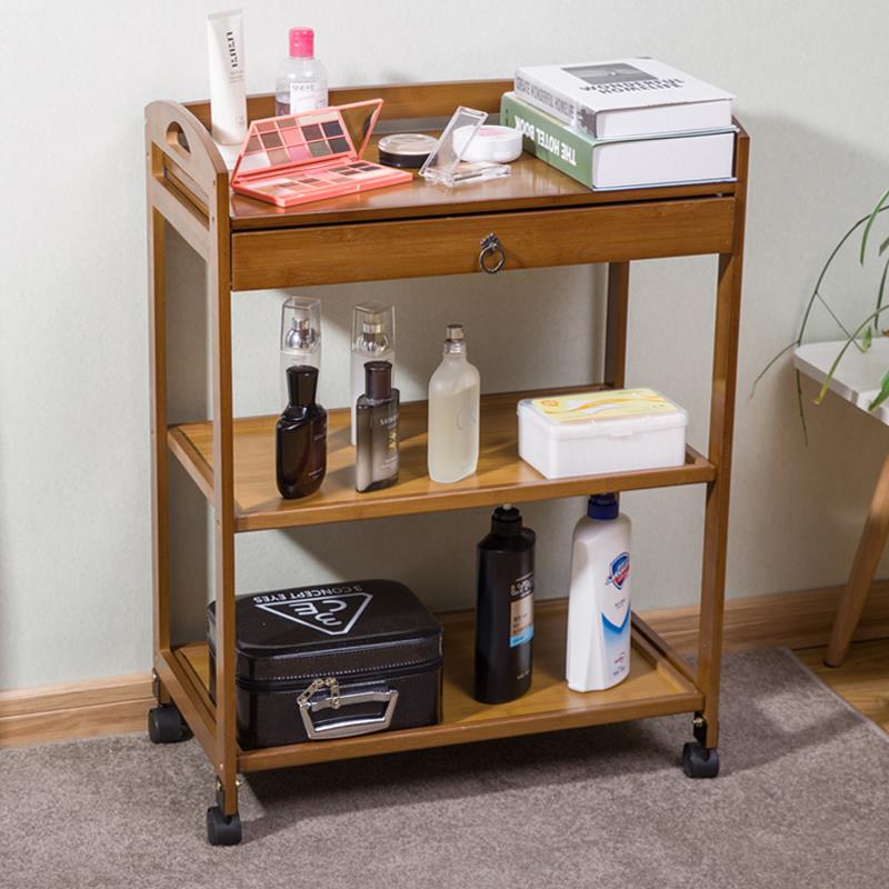 特价清仓美容美发推车高档美容院实木小推车纹绣画廊多功能工具车