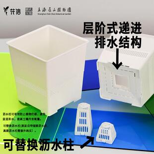 花信呼吸盆透气控根花盆托盘树脂沥水花卉塑料盆热植防烂根花盆