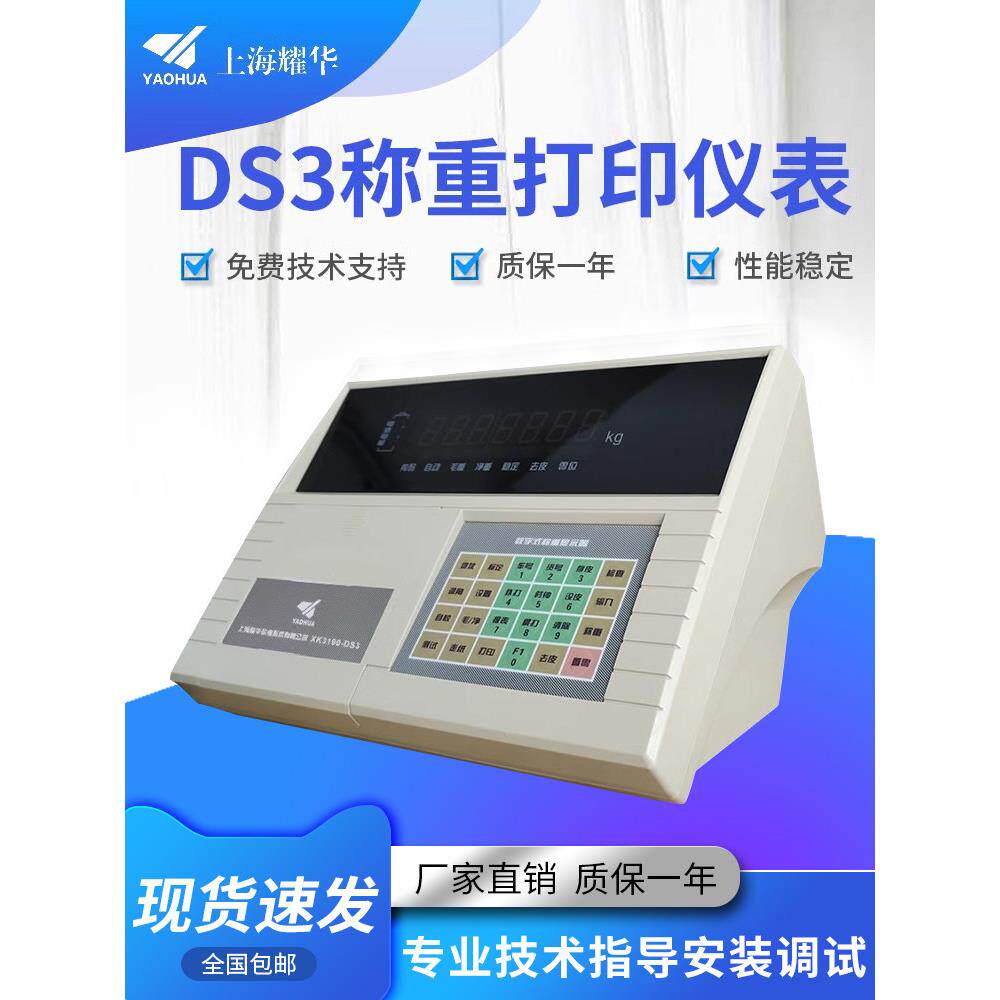 上海耀华Xk3190-Ds3数字汽车平衡仪数字地板平衡称重显示地板秤仪