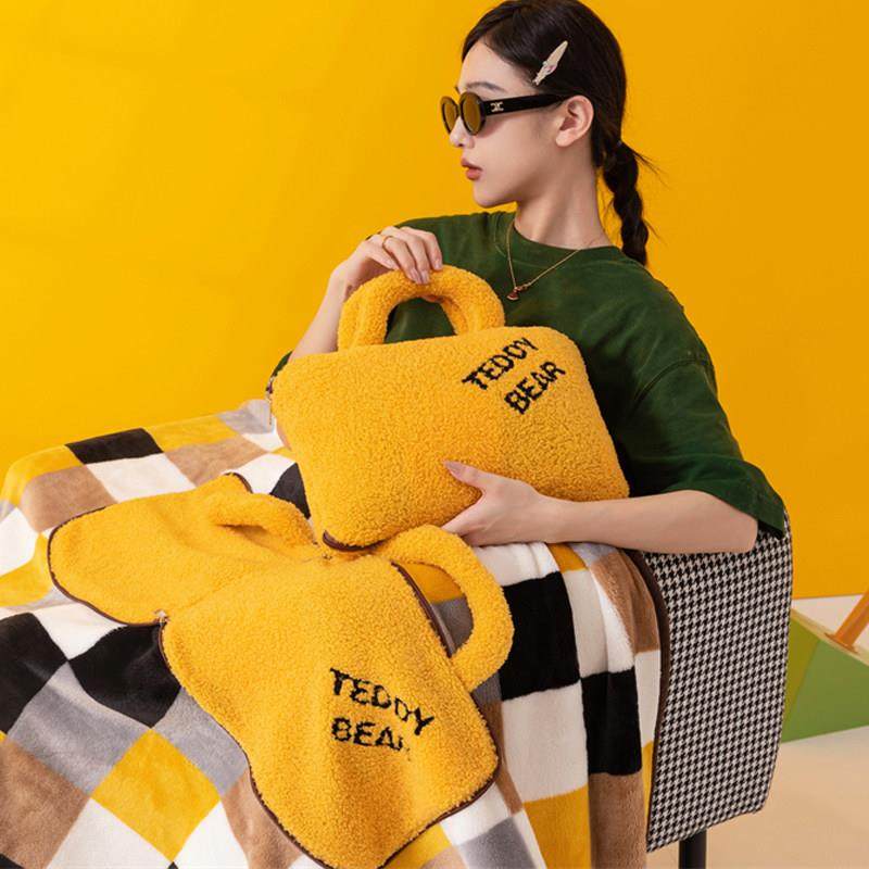 新款手提抱枕毯子二合一加厚汽车沙发枕头简约办公室宿舍午休被冬,居家布艺,抱枕被,淘宝优惠券,粉丝福利购,淘宝优惠卷