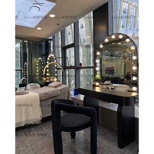 婚纱店专用化妆台带灯影楼专业化妆师梳妆台美容院工作室化妆镜台