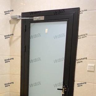 C5新型侧装式内闭门器外门静音自动防盗门玻璃门无框玻璃门