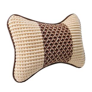 汽车颈枕一对装车用头枕护颈枕冰丝靠枕透气枕头汽车用品软硬适中