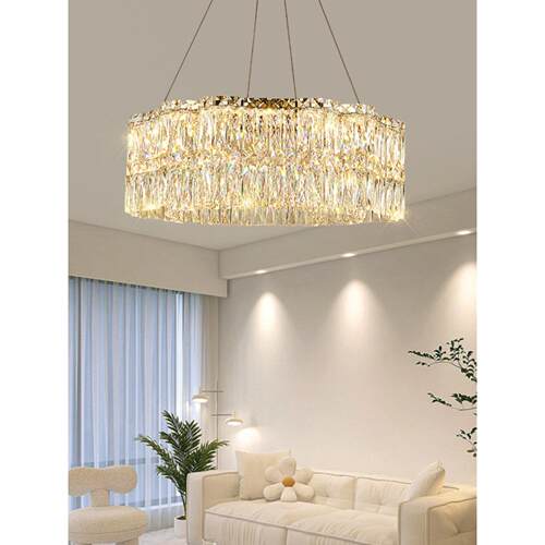 水晶吊灯客厅卧室无障碍豪华大气餐厅灯创意高端设计师后现代简单