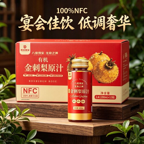 【中秋好礼】有机金刺梨原浆100%冷压榨 礼盒装健康养生