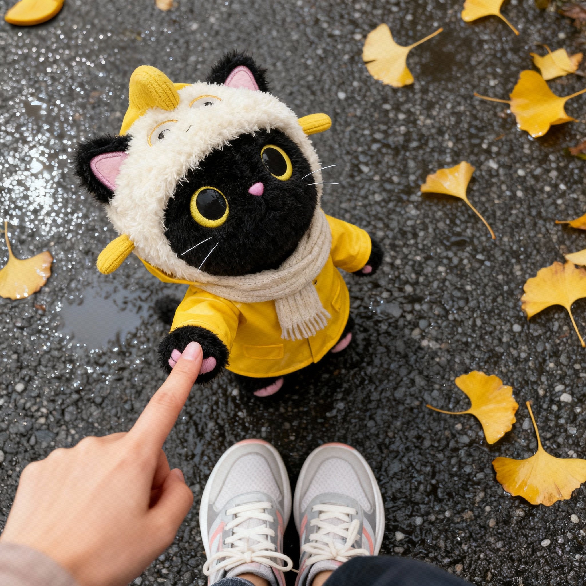 可爱小黑猫聊天解闷电子宠物