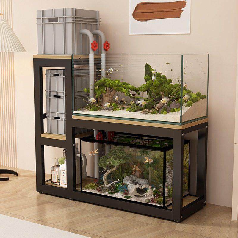 加厚承重两层放鱼缸架子组合鱼缸底座双层多层烤漆不生锈鱼缸架子,宠物/宠物食品及用品,桌面缸,淘宝优惠券,粉丝福利购,淘宝优惠卷