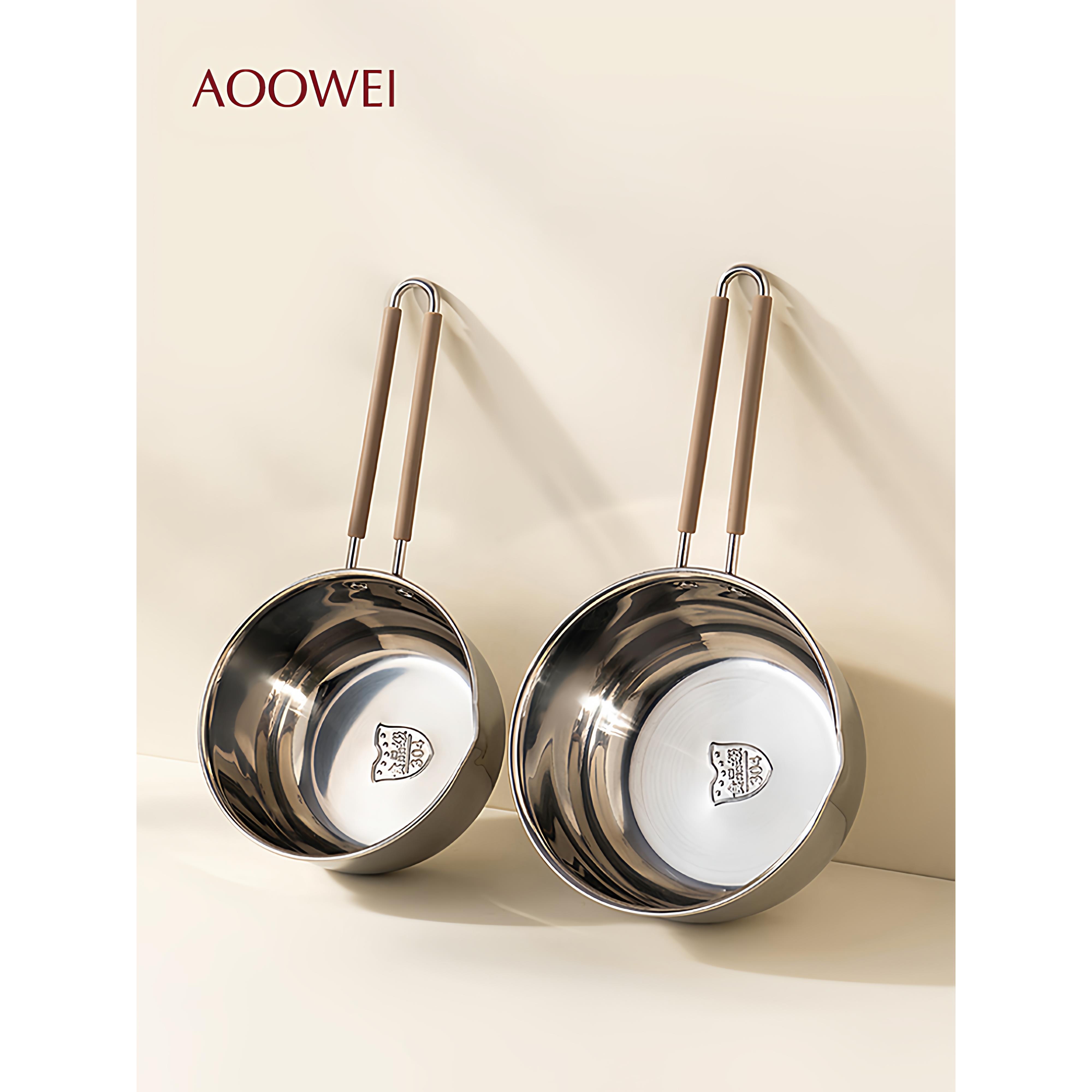 304 水瓢不锈钢勺子水舀子厨房加长柄打粥大汤勺汤瓢水勺盛汤餐饮