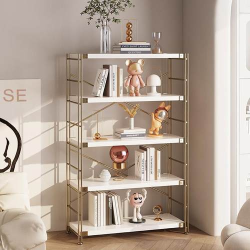 日式置物架落地多层客厅阳台储物架客厅书架书架厨房微波炉收纳架