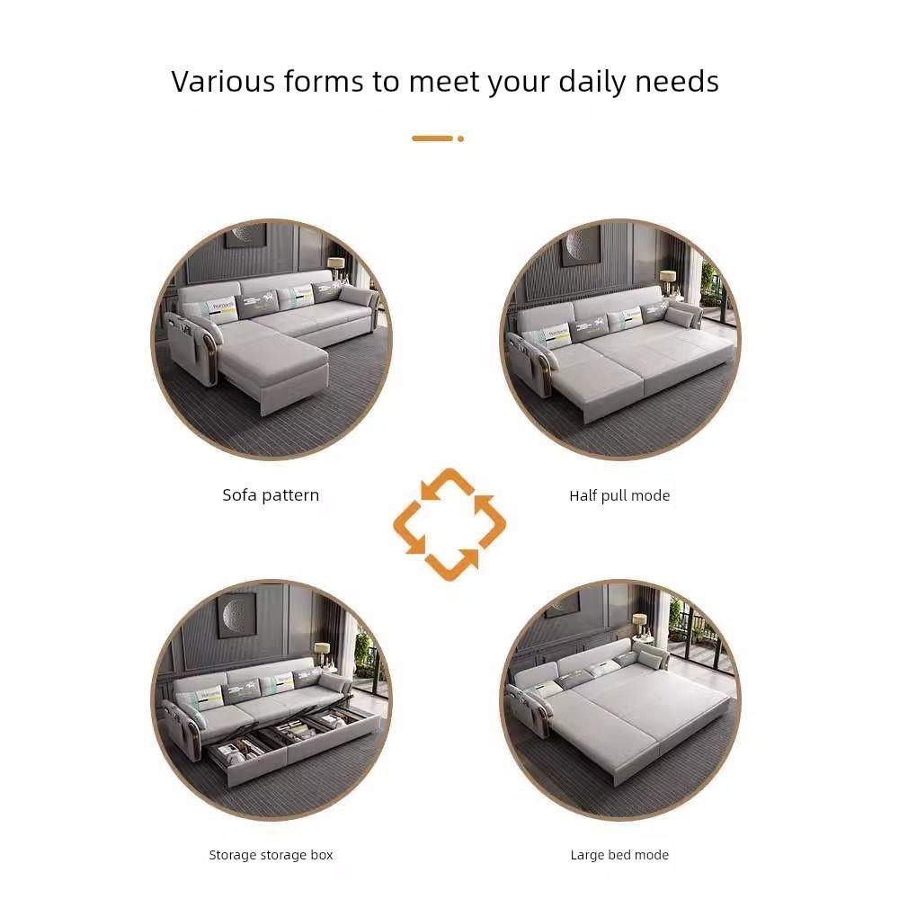 贵妃沙发床两用多功能可收缩折叠小户型客厅书房双人坐卧两用储物