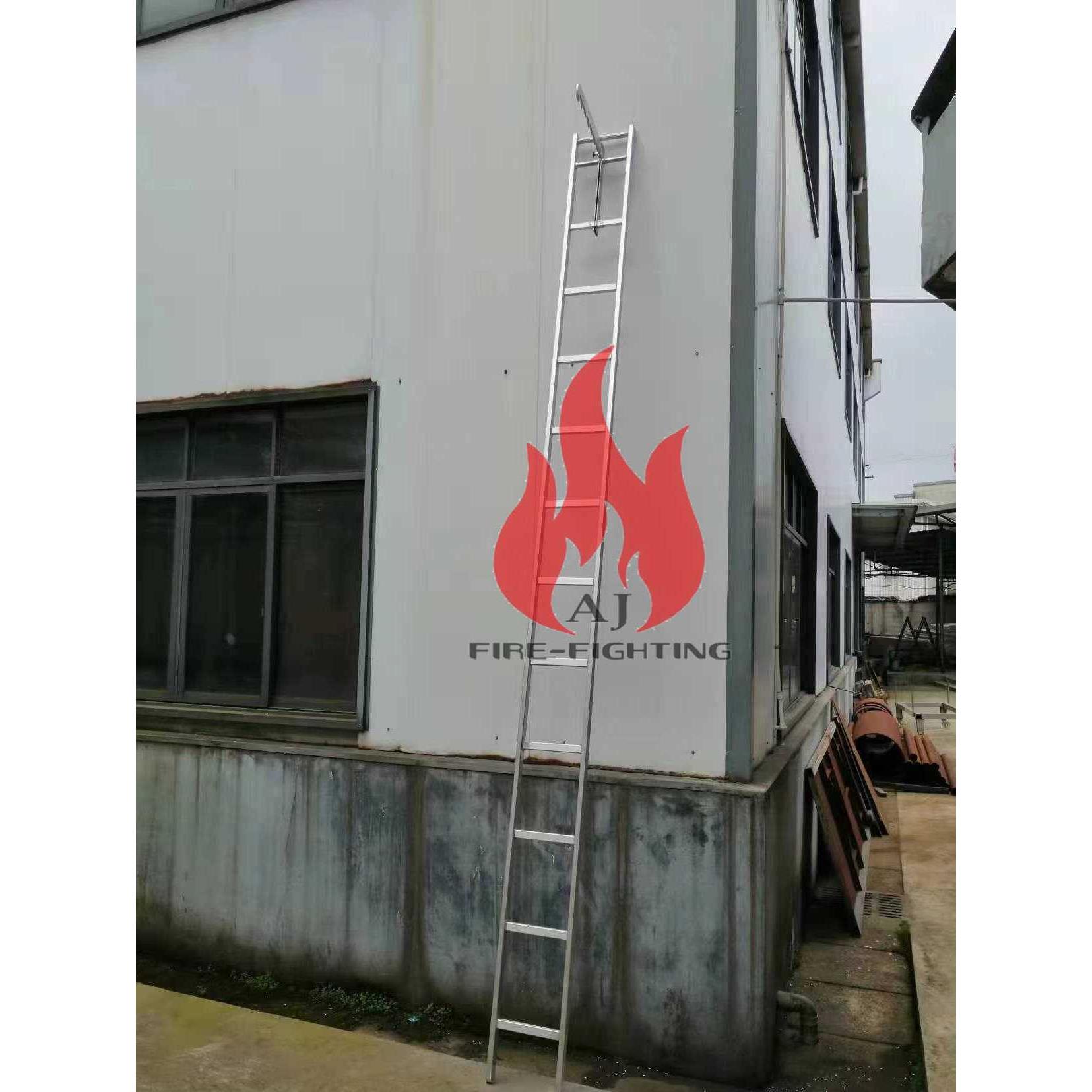 全铝合金6.5KG超轻比武挂钩梯TGL4消防拉梯单杠梯伸缩梯
