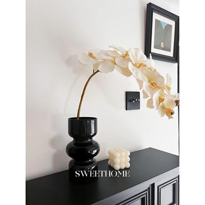 SweetHome * ins风玻璃花瓶高级装饰小摆件客厅餐厅小众仿真插花