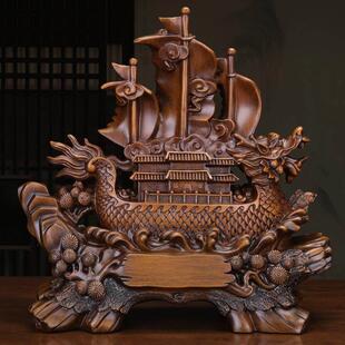 一帆风顺帆船摆件公司大厅前台办公室桌商务乔迁升职开业工艺礼品