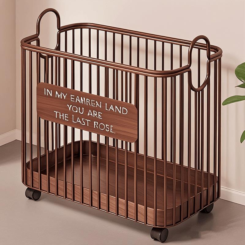 瑜伽垫收纳筐可移动家用整羽毛球拍收纳架健身器材置物架子大容量