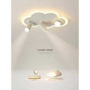 卧室吸顶灯与聚光灯2023新斯堪 纳维亚现代极简主义房间主卧室创