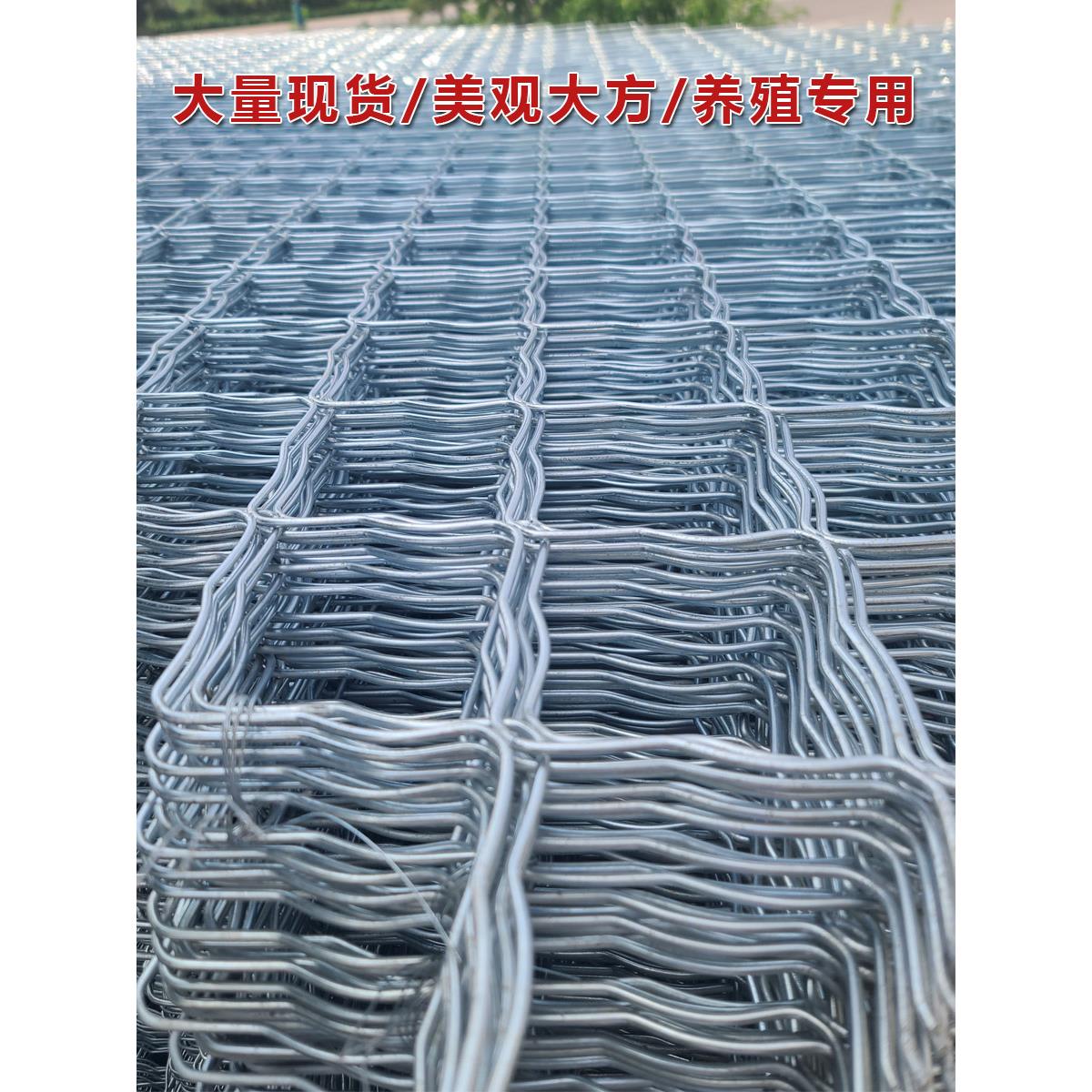 镀锌铁丝网围栏钢丝防护菱形美格网格网片焊接养殖隔离防盗狗笼子