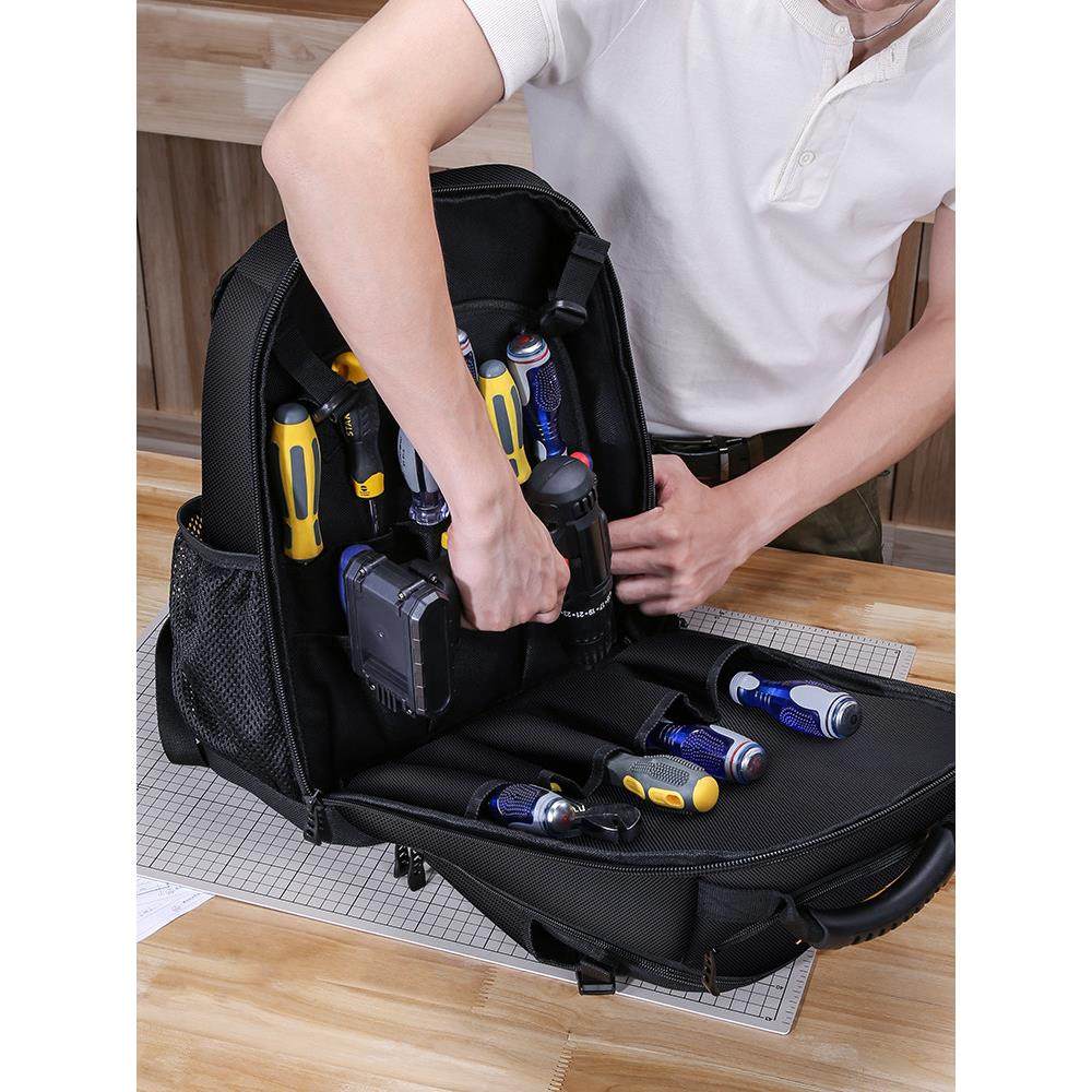 电脑工具背包结实耐用便携式双肩维修男电工专用收纳书多功能防水,五金/工具,工具包,淘宝优惠券,粉丝福利购,淘宝优惠卷