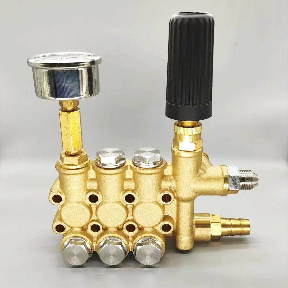 欧赛特黑马QL-370T 390T清洗机洗车机泵头铜块铜头总成