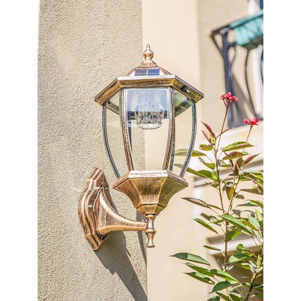 太阳能壁灯欧式庭院灯围墙灯门灯过道灯户外墙壁灯露台灯LED壁灯,家装灯饰光源,户外壁灯,淘宝优惠券,粉丝福利购,淘宝优惠卷