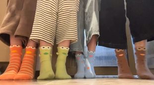 可爱中筒袜动画同款比奇堡丑鱼袜子四季通用趣味丑萌居家袜子