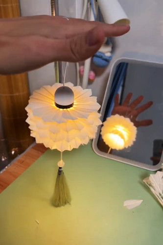 小夜灯羽毛球抖音同款新款2025挂饰趣味创意材料包DIY送闺蜜礼物