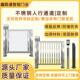 广告门人行通道闸小区自动门禁系统刷卡电动栅栏门人脸识别一体机