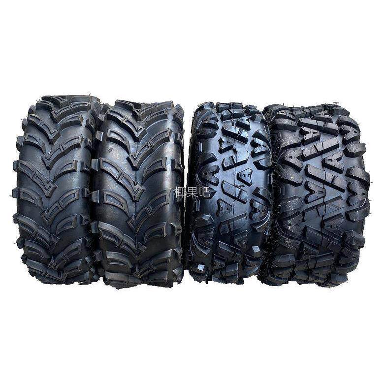 改装卡丁车配件 沙滩车25X8-12 25X10-12寸火焰/A字花纹越野轮胎