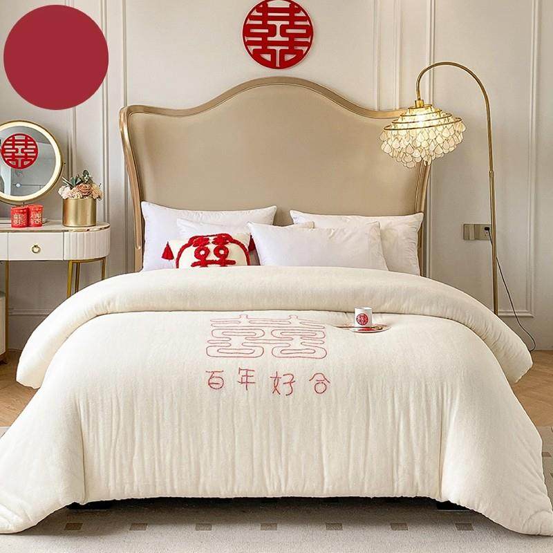 新疆加厚棉花被传统手工定做婚被喜被喜字百年好合被芯床垫褥子,床上用品,棉花被,淘宝优惠券,粉丝福利购,淘宝优惠卷