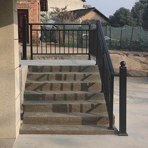 楼梯扶手护栏栏杆铝合金铁艺不锈钢家用农村自建房室内自装复式