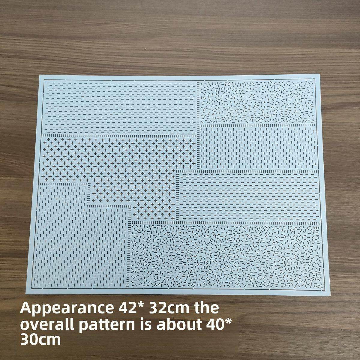 采购产品Sashiko绣花模板，密集缝，小针绣花图案，茶宴绣花图纸,居家布艺,尺子,淘宝优惠券,粉丝福利购,淘宝优惠卷
