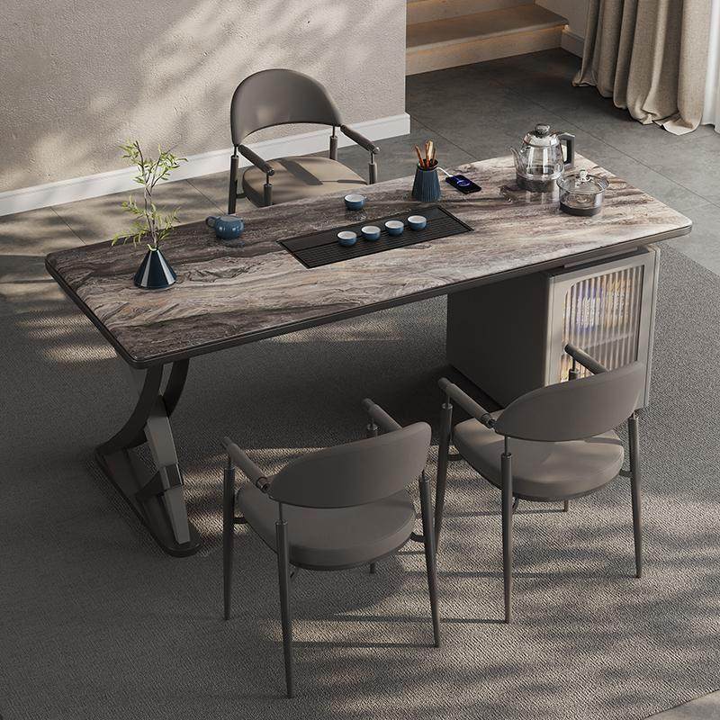 轻奢板岩茶几椅组合现代简约家居客厅阳台办公室高端极简茶几,住宅家具,家用茶台/茶桌,淘宝优惠券,粉丝福利购,淘宝优惠卷