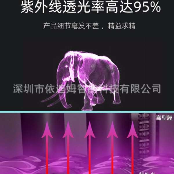 LCD光固化3D打印机耗材配件UV透率NFEP离型膜模型脱离分型膜