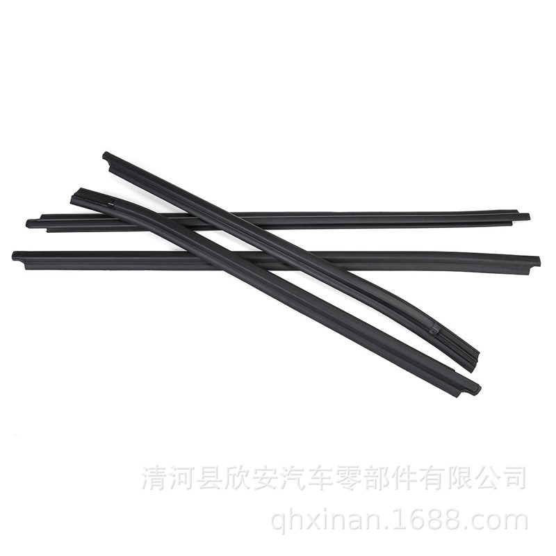 五十铃皮卡isuzu D-MAX皮B卡车门窗玻璃挡水切劈水密封胶条外压条