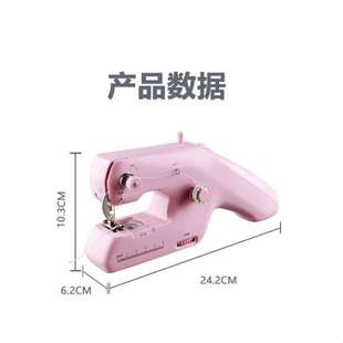 迷你家用吃厚微型台式 跨境现货热款 电动双线6手持机缝纫机