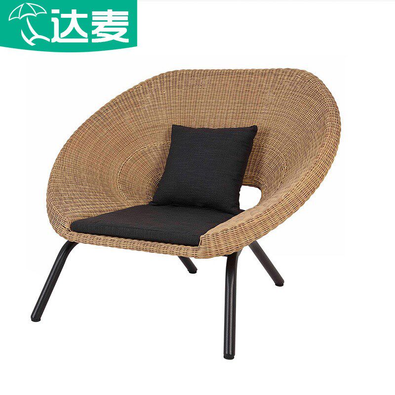 户外藤椅沙发茶几三n件套组合藤制庭院室外藤编民宿花园设计师家