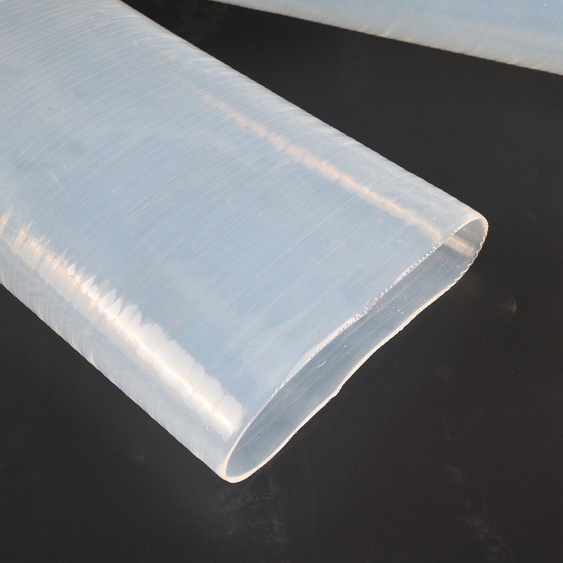 大口径工业硅胶管 大口径软管硅胶软管高抗撕全透X明铂金硅胶管