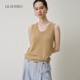 LE.SHERO 百搭上衣 针织背心女夏外穿薄款 胶囊系列 纯色极简无袖